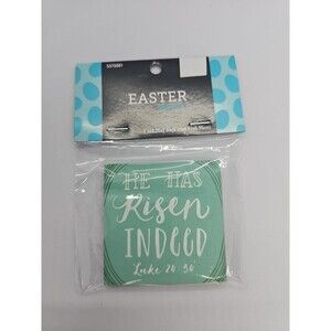 He has risen Indeed Luke 24:34 2.5x 0.25 x 2.5 Inches Square Magnet